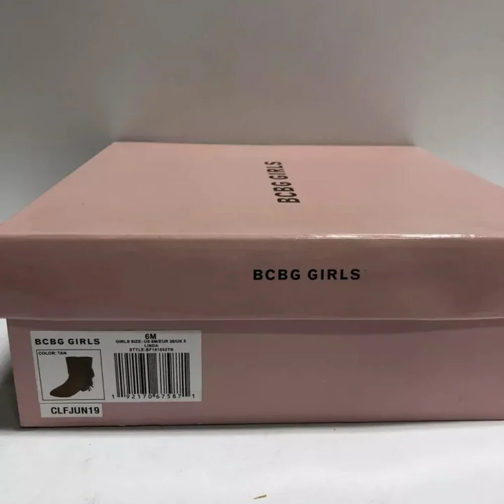 BCBG Girls’ Linda Brown Boot Size 6 M Big Kid